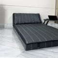 RELAX FLOOR MATTRESS -ELEGANT BLACK PREMIUM SLEEPING MAT WITH PADDED TOPPER.
