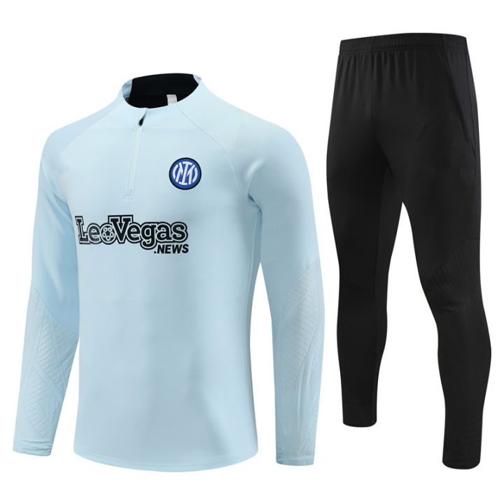 Inter ilan away Inter ilan jersey size 10 Lautaro Lukaku football jersey long short eeed children's adult set