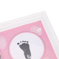 Baby Handprint Footprint Kit, Plastic Density Board Baby Print Frame Kit for Wall for Newborns. 