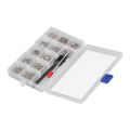 Computer Screw Assortment, Flat Head Replacement Carbon Steel M2 M2.5 M3 Computer Screws Kit with Screwdriver + Brush for Serviceman for Laptop. 