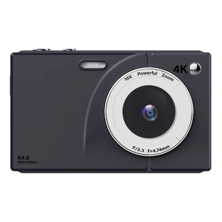 4K CCD 64MP Digital Camera with HD Video, Wifi Connectivity, 16X ...