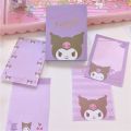 80 Pages Cute Cartoon Four Folding Sticky Notes Scrapbooking DIY Kawaii Memo Pad Diary Message Memo Sheets School Stationery. 