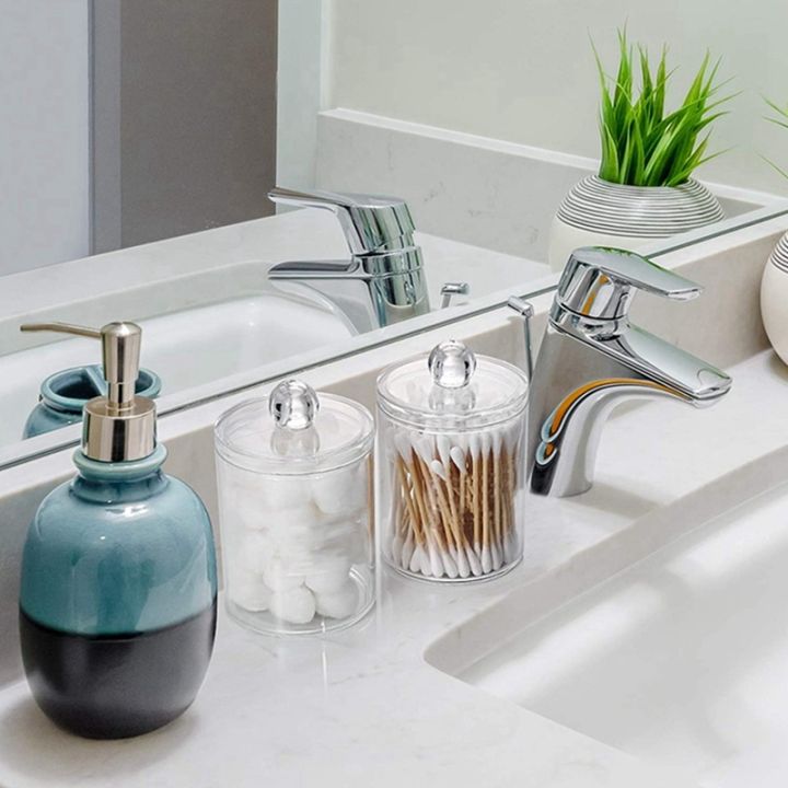 2X%20Qtip%20Holder%20Dispenser%20for%20Cotton%20Ball,%20Cotton%20Apothecary%20Jar%20with%20Lids%20for%20Bathroom%20Canister%20Storage%20Organization%20B%20-%20Image%208