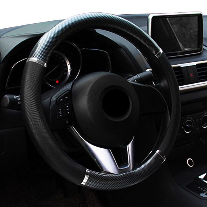 %E3%80%90Alizeker%20Mall%E3%80%91Steering%20Wheel%20Racing%20Sport%20Fiber%20Style%20for%20Car%2014-15%20inch%20cm%20Steering%20Wheel%20Universal%20Accessories%20-%20Image%203