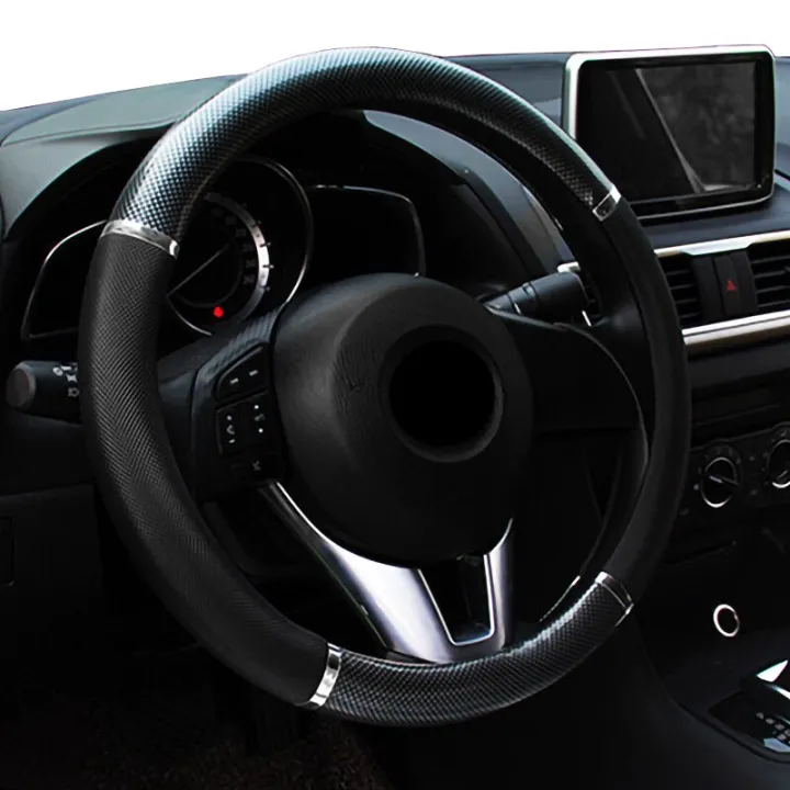 %E3%80%90Alizeker%20Mall%E3%80%91Steering%20Wheel%20Racing%20Sport%20Fiber%20Style%20for%20Car%2014-15%20inch%20cm%20Steering%20Wheel%20Universal%20Accessories%20-%20Image%203