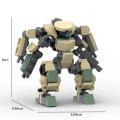 Original Design Mech Warrior Building Blocks MOC small mecha exoskeleton For Armor Robots Anime Figure Model Toys KankongAgu.