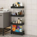 Narrow Type Multi Purpose Gap Storage Trolly Rack Multifunctional Movable Gap Storage Cart_Jess Gadget.