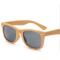 Retro Bamboo Sunglasses Wooden Bamboo Glasses Men Women Brand Designer Fashion Square Wood Sun Male Faux Wood Glasses Unisex. 