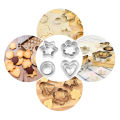 12pcs/set Stainless Steel Cookie Biscuit DIY Mold Star Heart Round Flower Shape Cutter Baking Mould Tools Plunger Bakeware. 