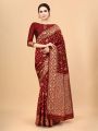 Latest & Exclusive Luxury Stylish Glorious Design Saree With Gorgeous Blouse Piece For Woman – 78.
