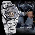 Forsining Luxury Automatic Tourbillon Diamond Outdoor Mens Mechanical Watch - Watch.
