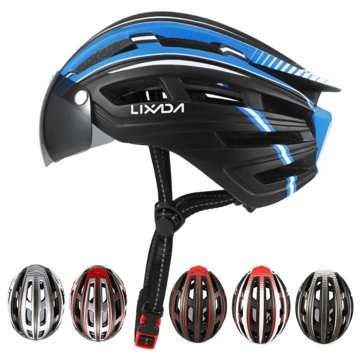 Mountain%20motorcycle%20helmet%20backlight%20magnetic%20Visor%20UV%20protection%20-%20silver%20-%20Image%203