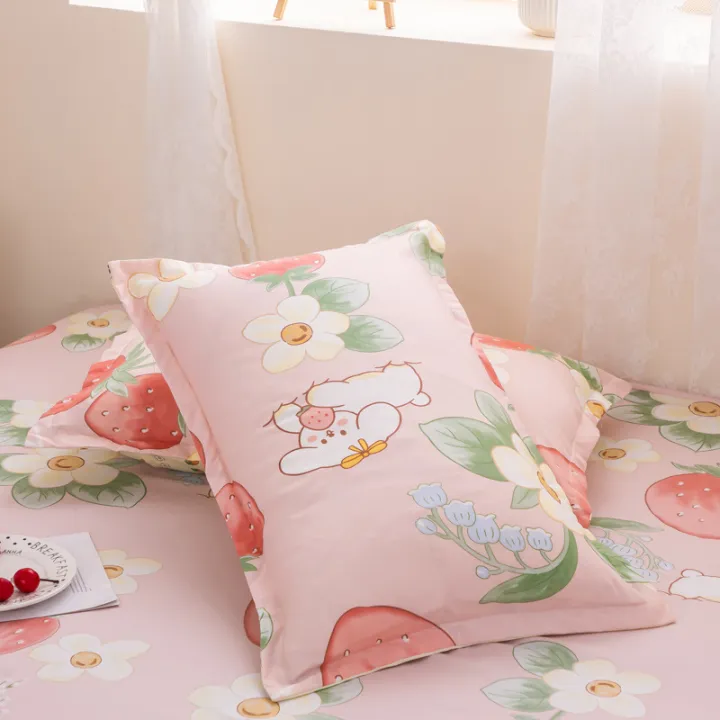 Cross-border%20brushed%20printed%20bed%20sheet%20three-piece%20set%20Simmons%20mattress%20protector%20dust%20cover%20bed%20sheet%20fixed%20anti-slip%20cover%20-%20Image%202