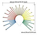 Colorful Halo Crown Headband Sun Goddess Crown Bohemian Wedding Halloween Accessories Plastic Spike Headdresses DIY Lolita Tiara. 