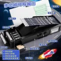 Password lock stationery box fingerprint unlock high tech pencil case boys' and children's multifunctional password with new features. 