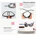 0-24 Months Newborn Baby Bendable Flexible Polarized Sunglasses with Strap Infant Boy Girls Square Silicone Frame Mirrored UV400.