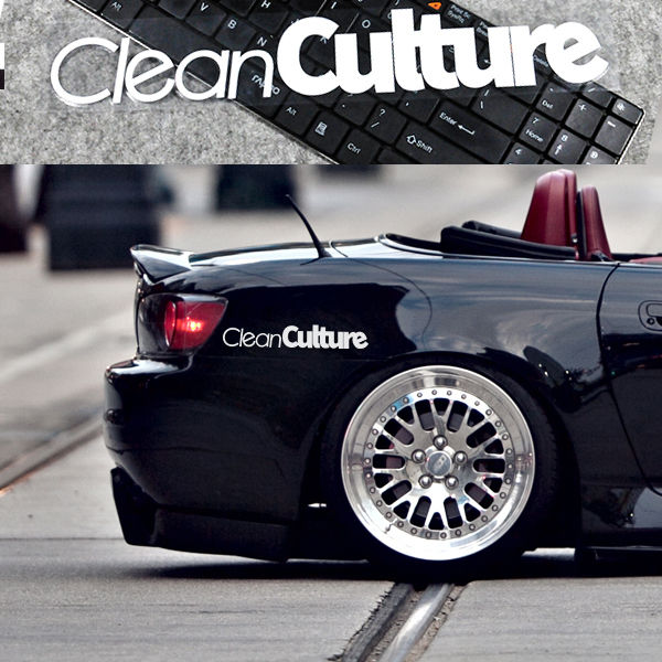 Issued Reflective Stickers CleanCulture Modified Car HF Triangle Window Front Rear Windshield