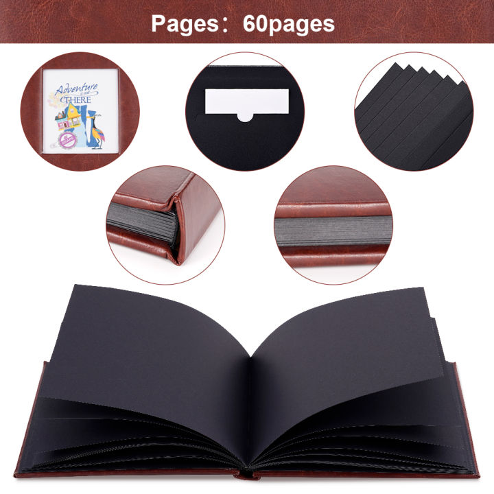 DIY%20Leather%20Cover%20Craft%20Album%20Scrapbooking%20Picture%20Album%2010%20inches%20Wedding%20Birthday%20Anniversary%20Memory%20Books%20Gifts%20Amour%20zii%20-%20Image%203