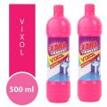 Vixol Bathroom/Tiles Cleaner Pink, 500 ML 2Pcs. 