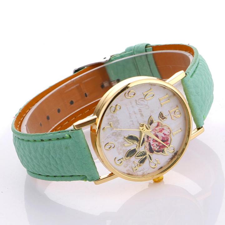 Women%20Watches%20Simple%20Vintage%20Small%20Dial%20Watch%20Number%20Rose%20Flower%20Round%20Dial%20Faux%20Leather%20Band%20Quartz%20Wristclock%20Relogio%20Feminino%20-%20Image%207