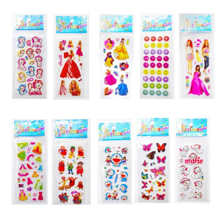 Sticker%20for%20kids-10%20pata/3D%20Cartoon%20Anime%20Princess%20Sticker%20for%20Kids%20Notebook%20Stickers%20DIY%20Scrapboo%20-%20Image%203