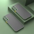 Samung A34 5G Case Silicone Edge Hard PC Matte Back Cover For Samsung Galaxy A34 A 34 34A 5G Camera Protect Fundas SamsungA34 5G.