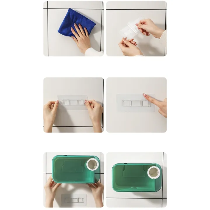 Wall%20Mount%20Bathroom%20Tissue%20Punch-Free%20Phone%20Rack%20Case%20Toilet%20Paper%20Holder%20Waterproof%20Shelf%20Black%20-%20Image%207