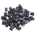 45 Pcs DC Power Jack Socket 2.1mm X 5.5mm Barrel-Type PCB Mount DC-005 with M2 X 20mm Long Hex Socket Knurled Cap Screws Bolts Nuts Set 20Pcs. 