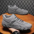 High-quality Leather Men's Shoes New Breathable Men's Platform Sneakers.