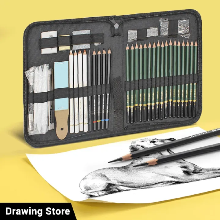 KeepSmiling%20Sketch%20Drawing%20Set,%20Sketching%20Kit%20For%20Artist%20Of%2042%20Pcs%20-%20Image%208