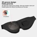 3D Contoured Sleep Mask for Side Sleepers | 100% Blackout Eye Cover with Nose Wing | Ultra-Soft Memory Foam & Adjustable Strap. 