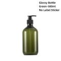 500ml Soap dispenser Easy-to-use Refillable Transparent Shampoo bottle Bathroom Plastic Shower  container for Bath Kitchen Home Hotels Travel. 
