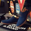 2021 Spring Suede Leather Men Shoes Oxford Casual Shoes Classic Sneakers Comfortable Footwear Dress Shoes Large Size Flats New. 