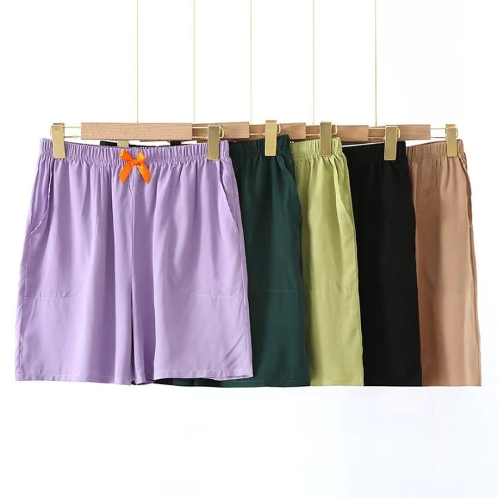 Summer%20Breeze:%20Viscose%20Fiber%20Women's%20Shorts%20&%20Capris%20Set%20-%20Image%207