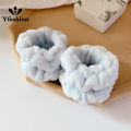 Yfashion 2pcs Wrist Towels For Washing Face Solid Color Sweat Absorbing Wristband For Sports. 