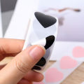 500Pcs/Roll Heart Decorative Sticker For Gift Box Black Pink Love Scrapbooking Self-adhesive Stickers Valentine's Day Wedding Decoration. 