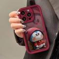 Cellphone Case For iPhone 11 12 13 14 PRO MAX 12 13 MINI Phone Casing Angel Eyes Cartoon Doraemon Cute Soft Popular Matte Full Protection Anti-falling TPU Back Cover Shockproof. 