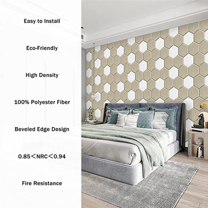 12%20Piece%20Hexagonal%20Acoustic%20Panel%20Sound-Absorbing%20Panels%2012x10x%200.4Inch,%20Stylish%20Acoustic%20Walls%20for%20Home%20and%20Office%20(Light%20Camel%20Color)%20-%20Image%206