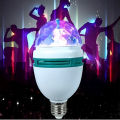 Rotating LED Disco Light Bulb. 