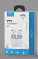 TWS WIRELSS BLUETOOTH HEADSET-WHITE. 