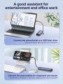LDNIO Type-C USB Hub, 7 Ports Splitter Hub-High Speed USB 3.0 USB2.0 HDMI SD TF PD Type-C.