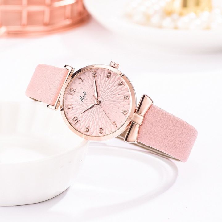 %E3%80%90linfang%20store%E3%80%91(New)%202%20pcs/set%20watches%20set%20flowers%20ladies%20Bracelet%20Watch%20leather%20quartz%20wristwatch%20-%20Image%204