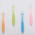 Full Silicone baby soft head spoon spoon children to eat spoon supplementary food bowl spoon -1pcs,.