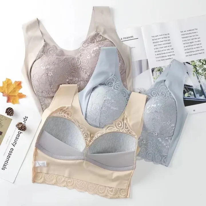 No%20Steel%20Ring%20Large%20Size%20Bra%20Female%20Beauty%20Back%20Gathers%20Hot%20Lace%20Underwear%20Wrap%20Chest%20Sports%20Shockproof%20Vest%20-%20Image%204