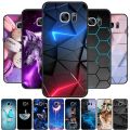 For Samsung Galaxy S7 Edge Silicone Case Cute Pattern Soft TPU Phone Cover For Samsung Galaxy S6 S7 S 7 Edge Back Cover Bumper. 