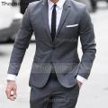 Thorndike 2022 Stylish Men's Business Suit Two Button Bridegroom Formal Party Men Suits Set 2 Piece(Jacket+Pant).