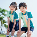 School Uniform Set: Elementary School Sports Day, Summer Children's Short Sleeve College Style Class Uniform, Kindergarten Uniform, Summer Dress, New Style. 