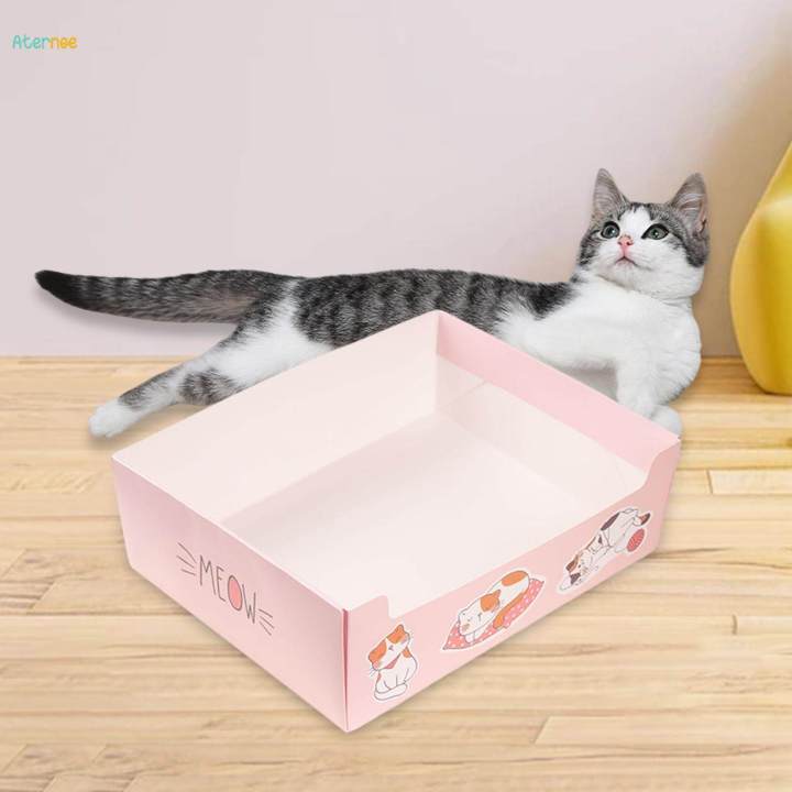 Disposable Cat Litter Pan for Single & Multi Cat Homes Bunny
