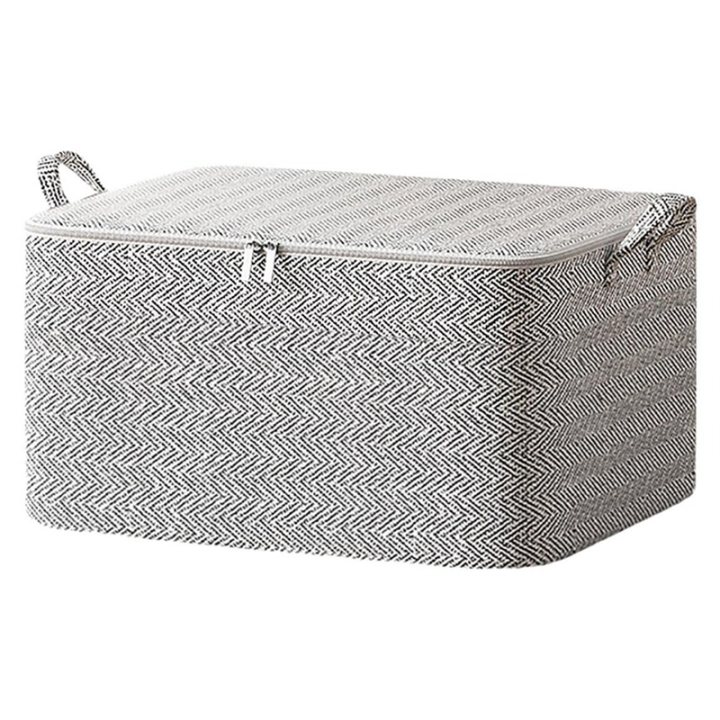 Non-Woven Zippers Storage Bag Moving Quilt Storage Basket Travel Large-Capacity Clothing Storage Bag Easy to Use