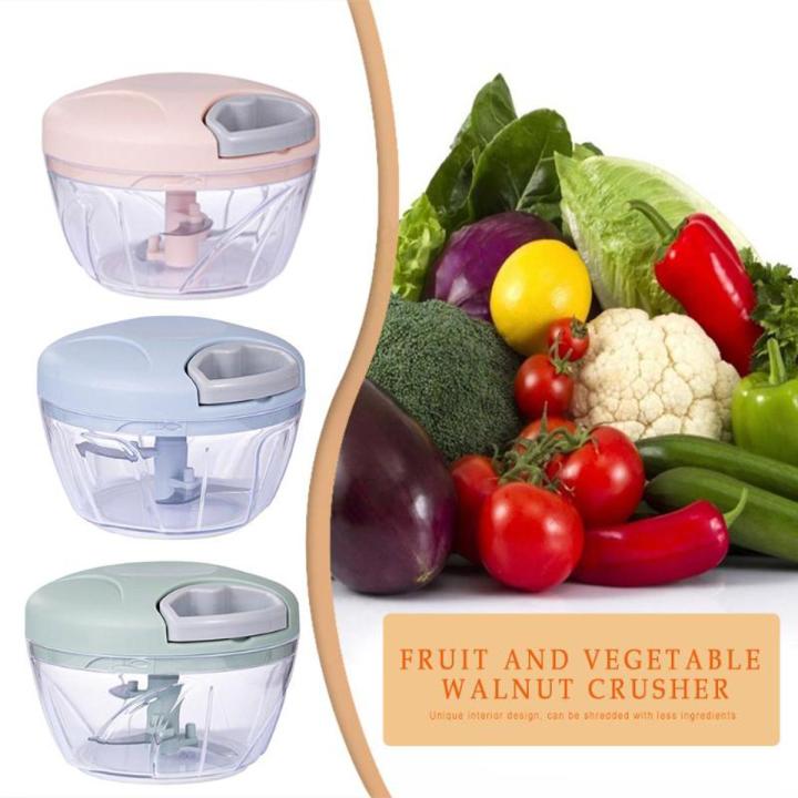 Hand Manual Blander Garlic Cutter Blender Vegetable Chopper Meat Grinder Mincer Pengisar Tarik Tangan Mini